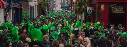 St Patricks Day Crowd Facebook Covers